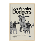 LA Dodgers 2024 World Series Celebration Poster 3