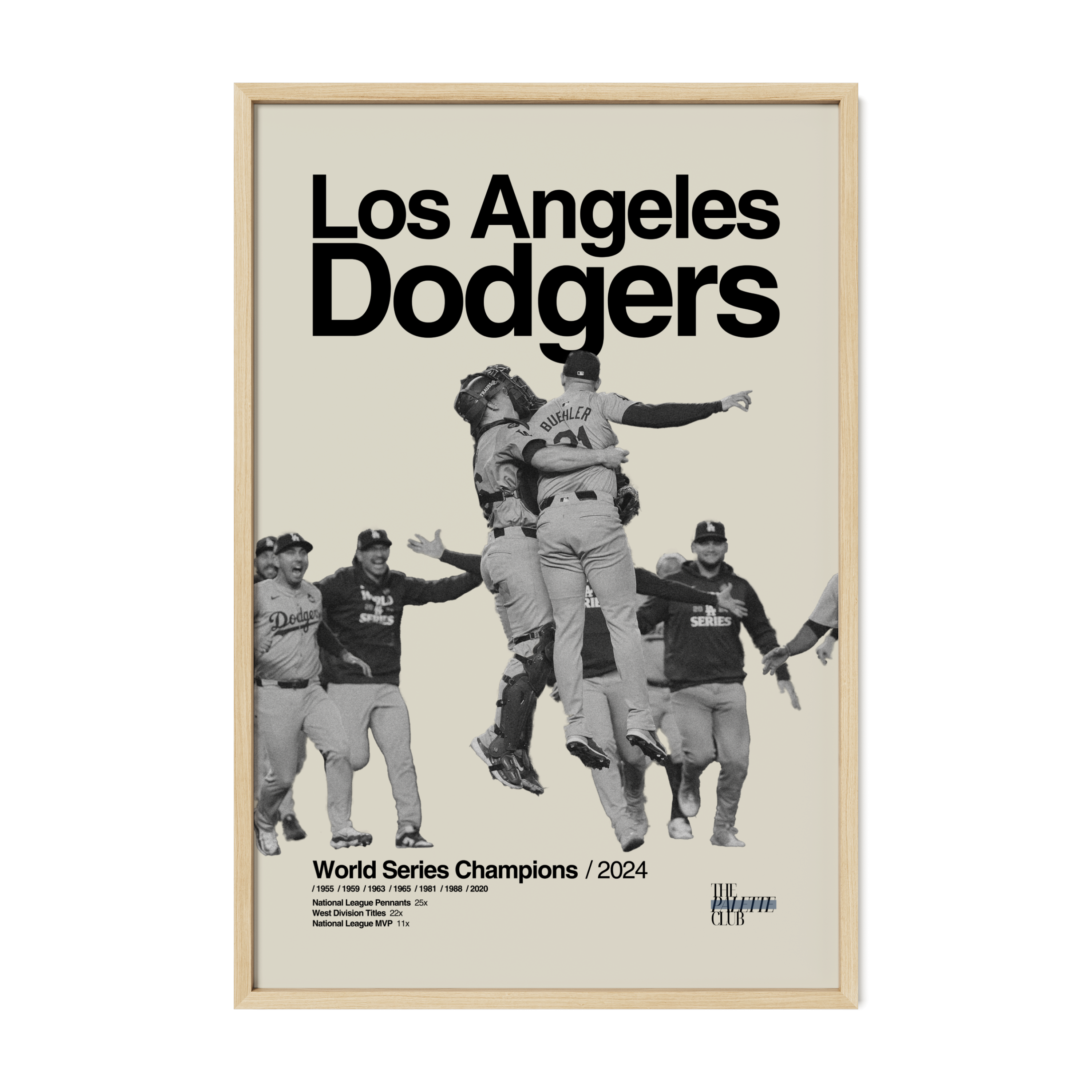 LA Dodgers 2024 World Series Celebration Poster 3