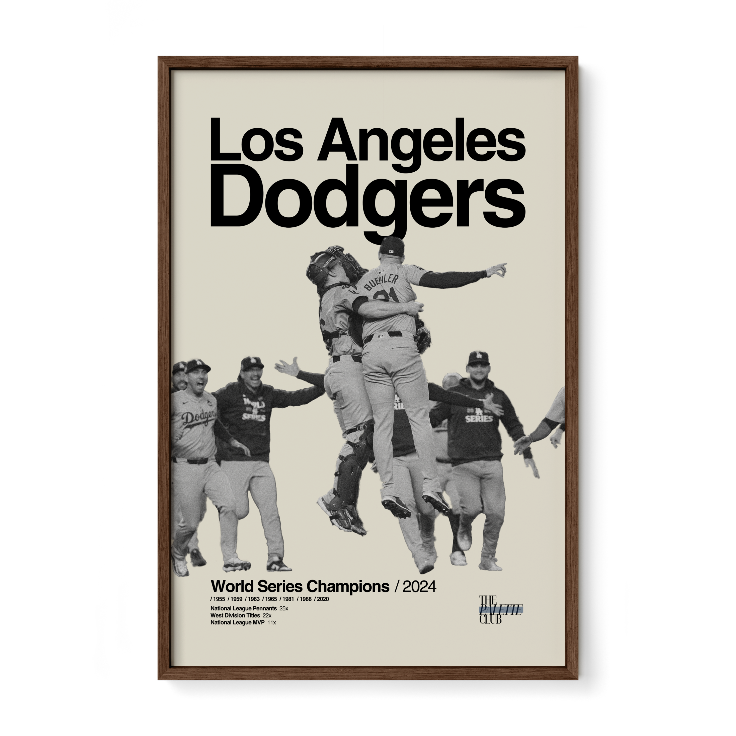 LA Dodgers 2024 World Series Celebration Poster 3