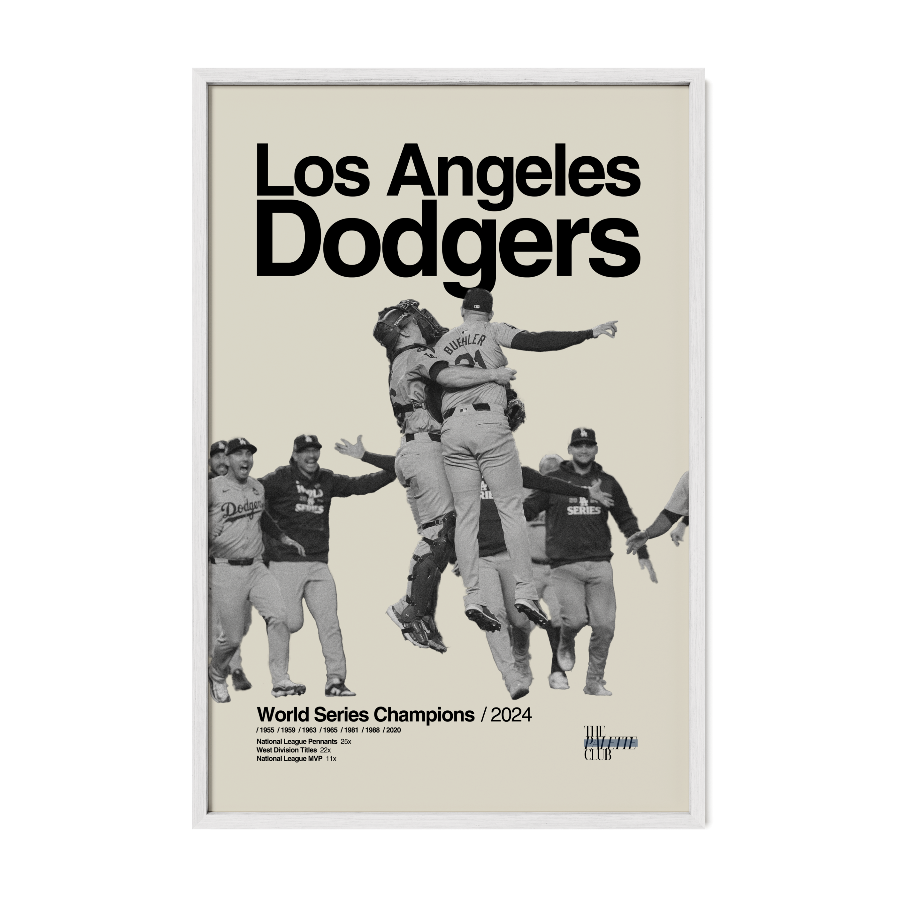 LA Dodgers 2024 World Series Celebration Poster 3