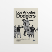 LA Dodgers 2024 World Series Celebration Poster 3