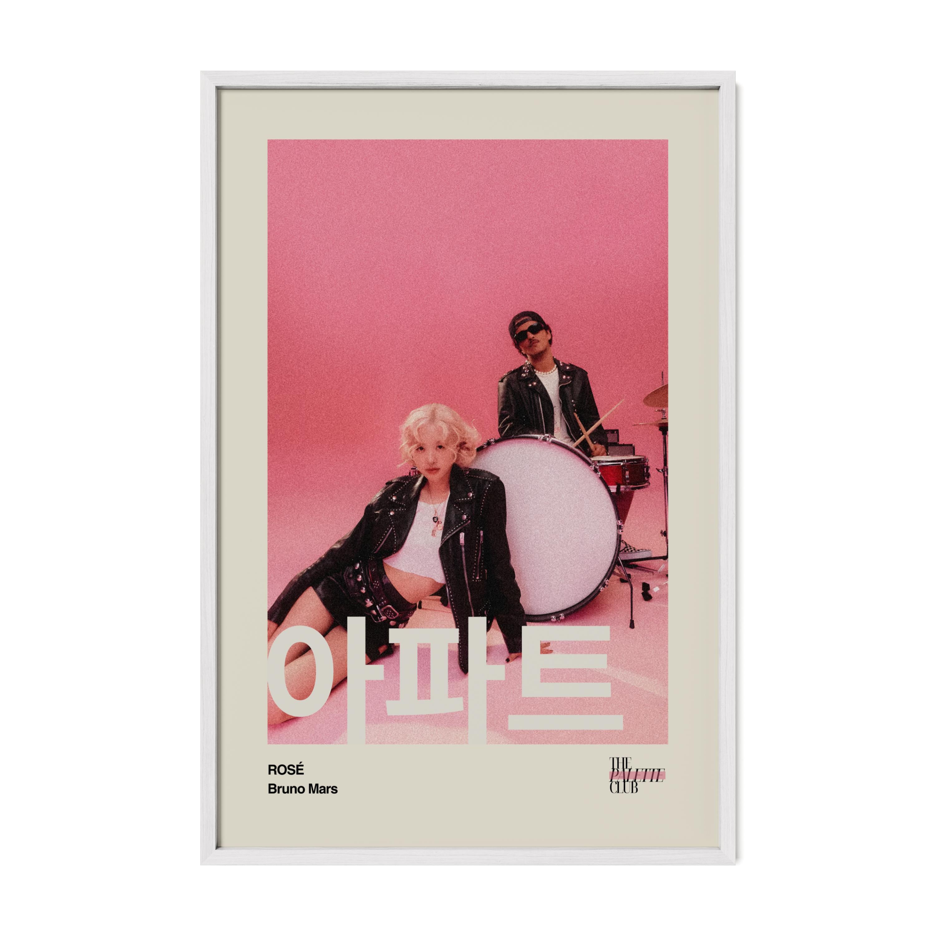 APT ROSE & Bruno Mars '아파트' Print v2