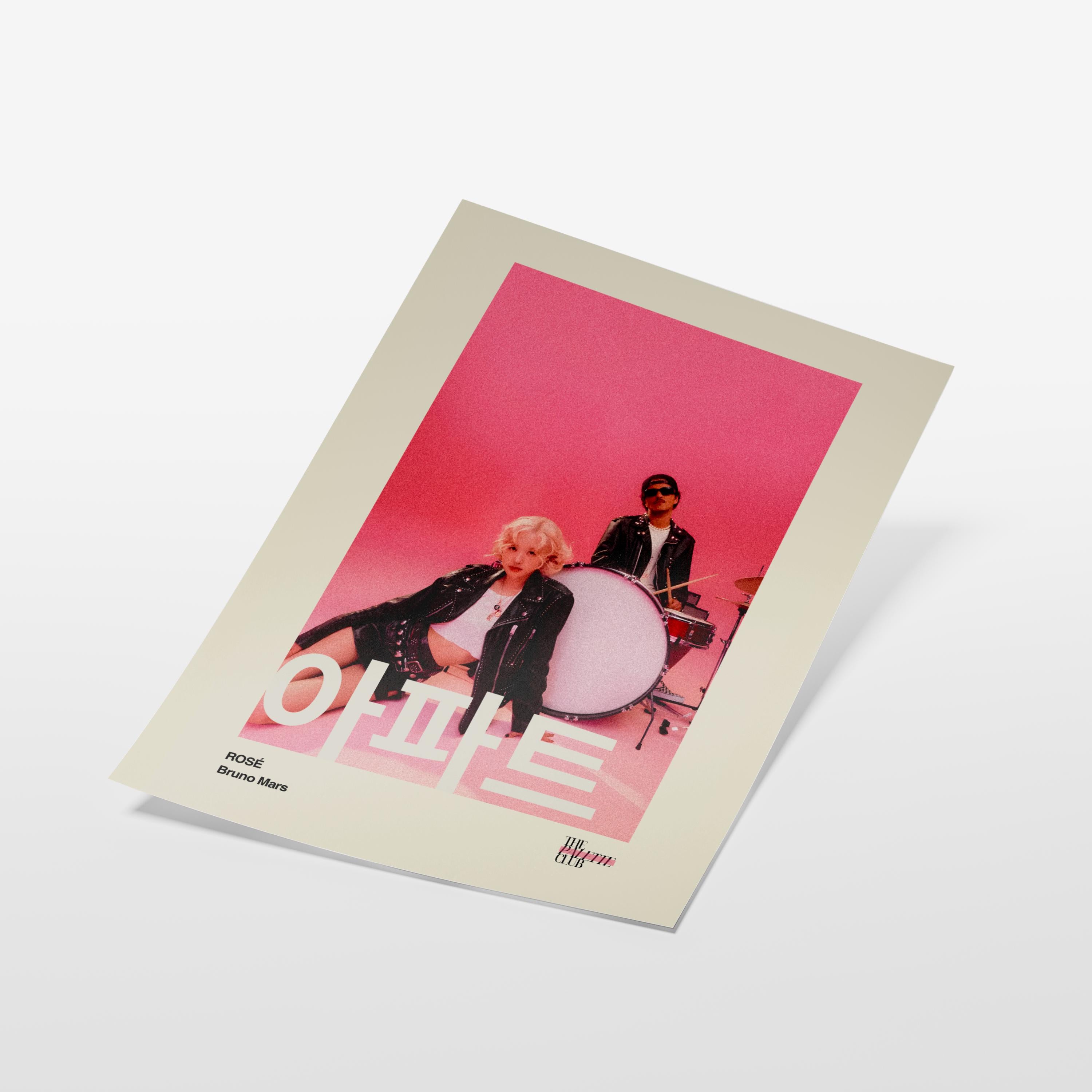 APT ROSE & Bruno Mars '아파트' Print v2