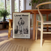 Lionel Messi Argentina World Cup Print v3