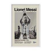 Lionel Messi Argentina World Cup Print v3