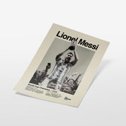 Lionel Messi Argentina World Cup Print v3
