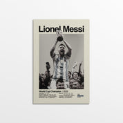 Lionel Messi Argentina World Cup Print v3
