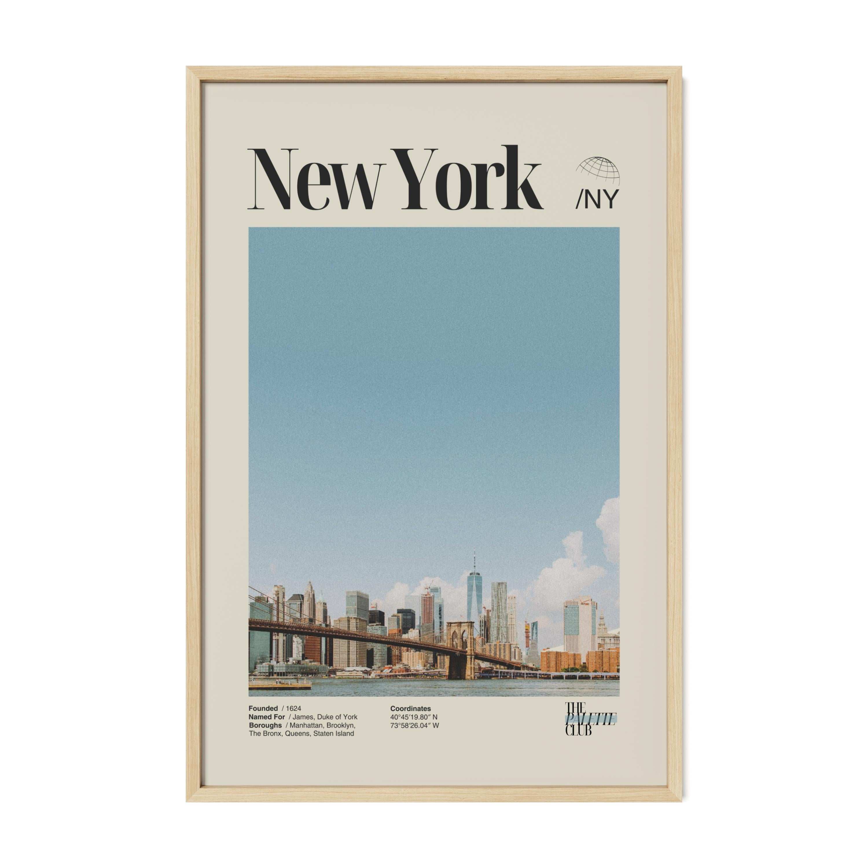 New York City Skyline Print