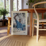 Rodri Manchester City Treble Print v2