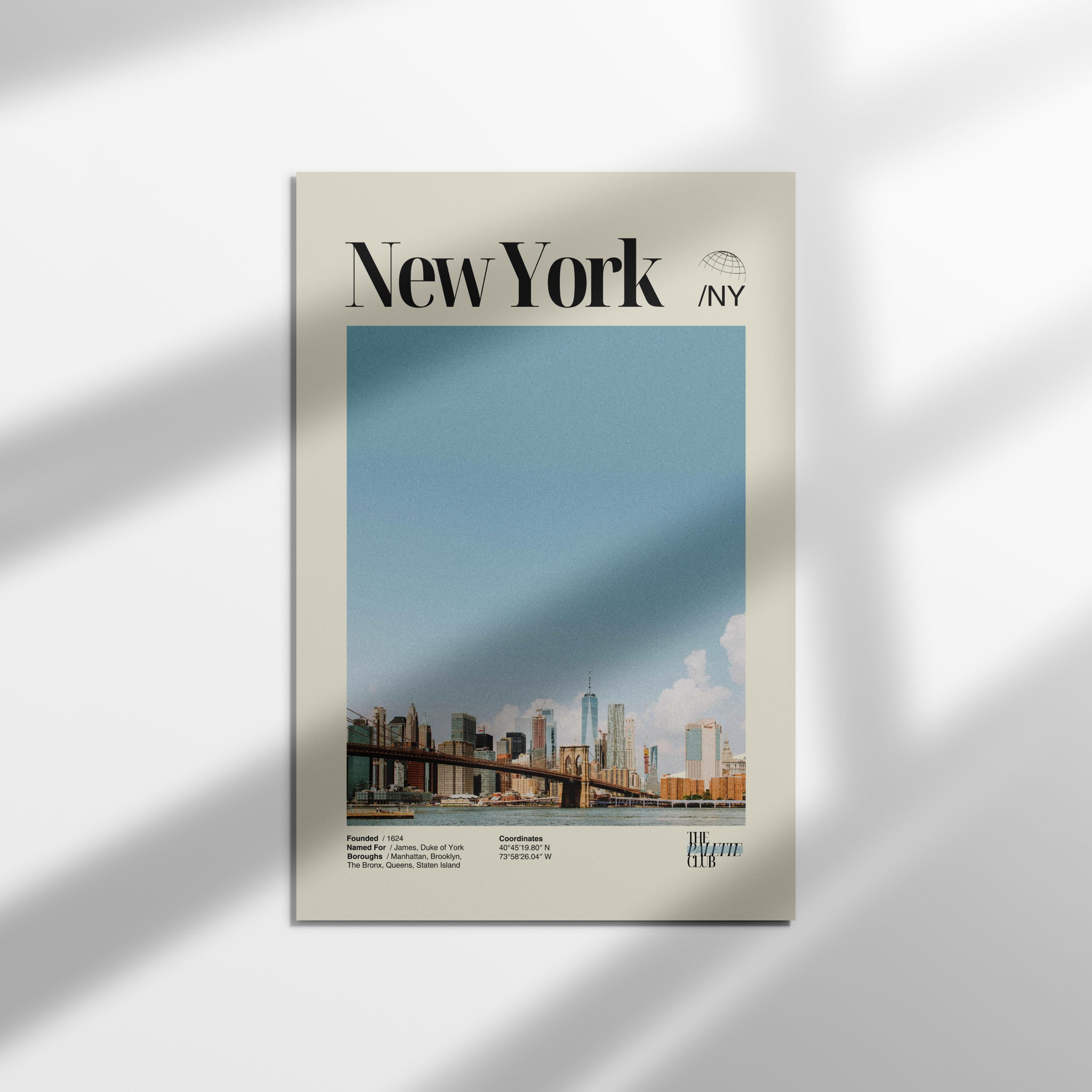 New York City Skyline Print