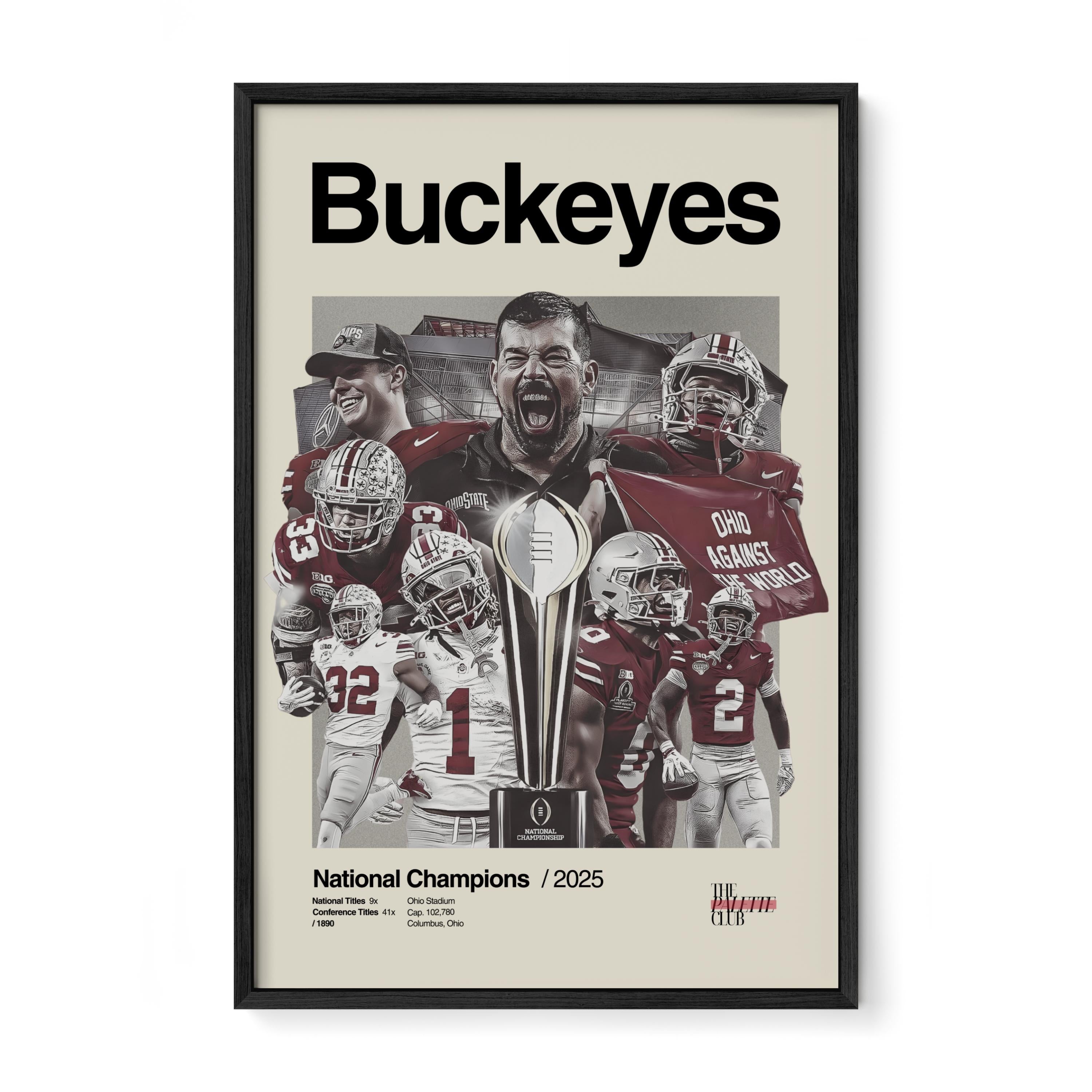 Ohio State Buckeyes 2025 Poster