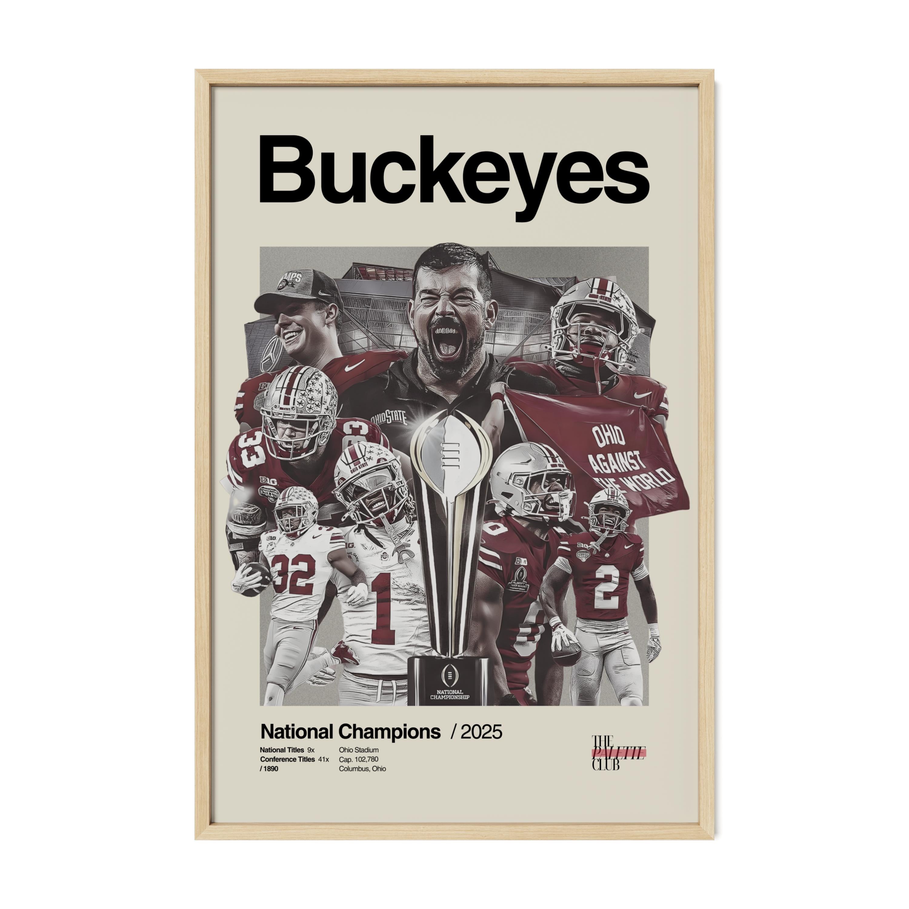Ohio State Buckeyes 2025 Poster