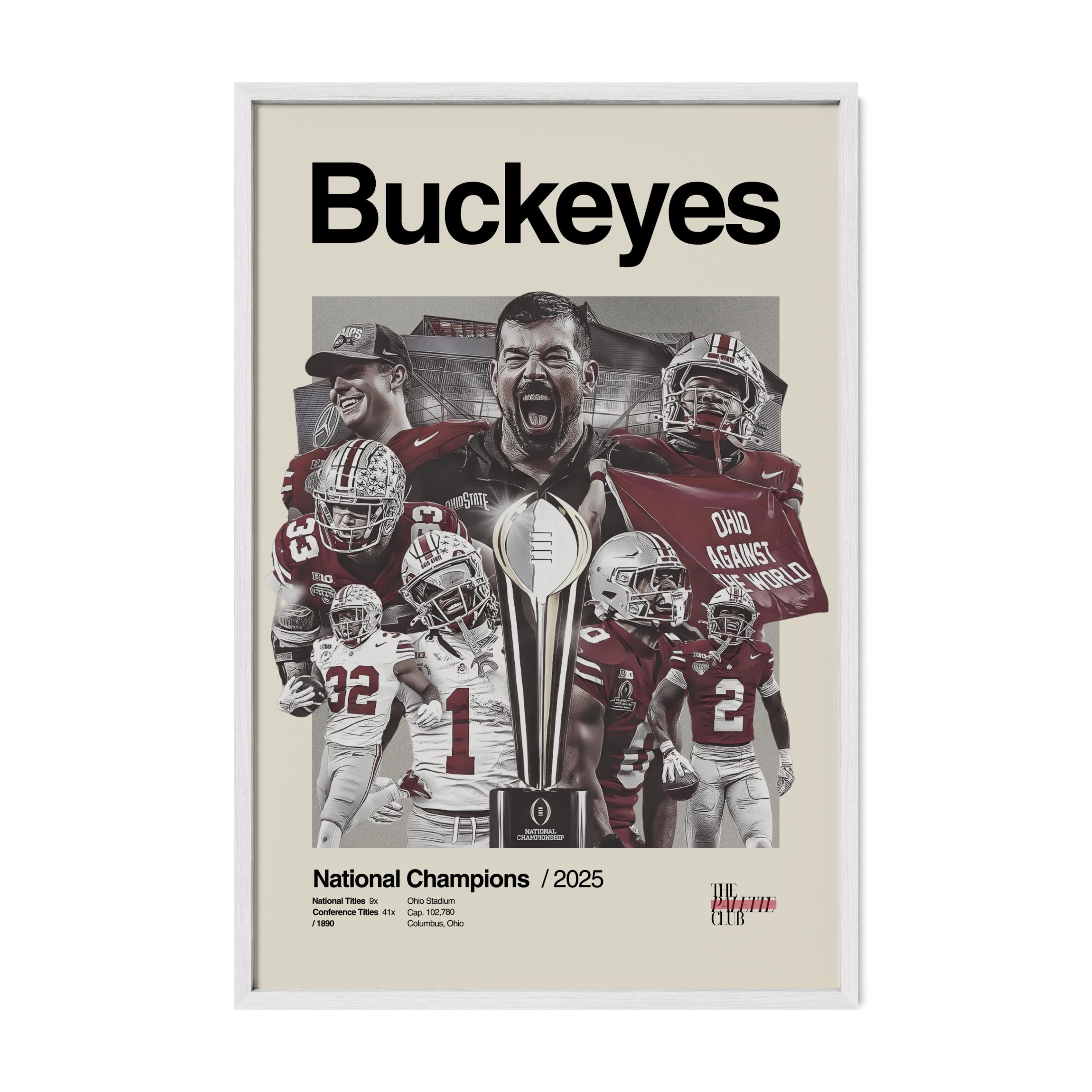 Ohio State Buckeyes 2025 Poster