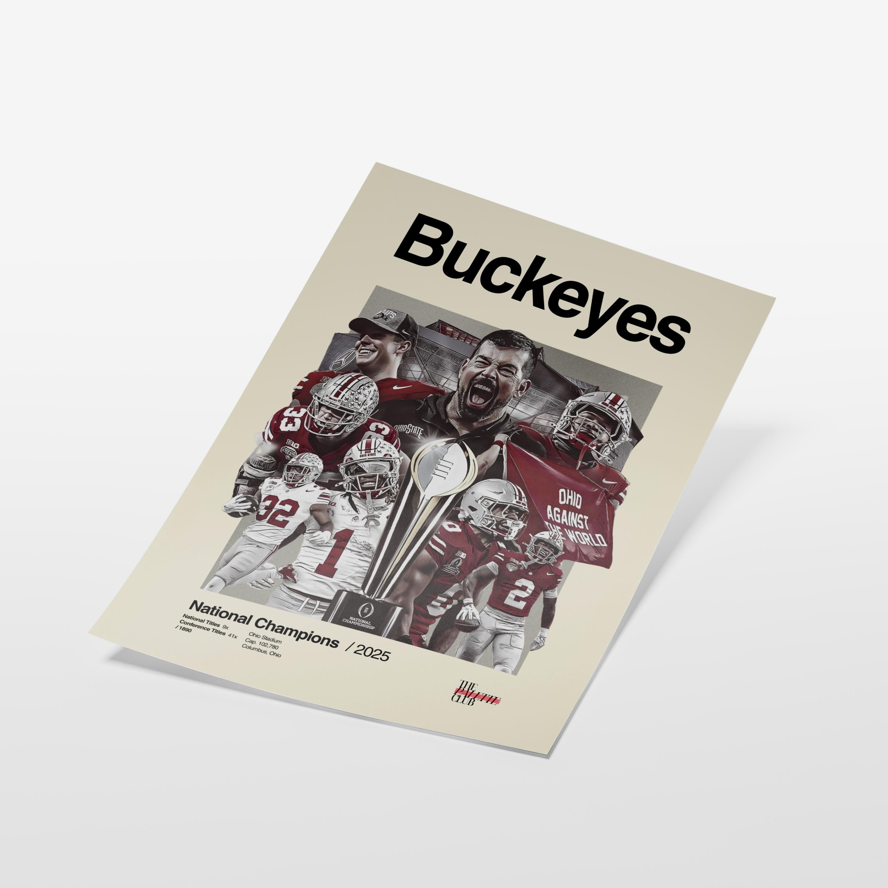 Ohio State Buckeyes 2025 Poster