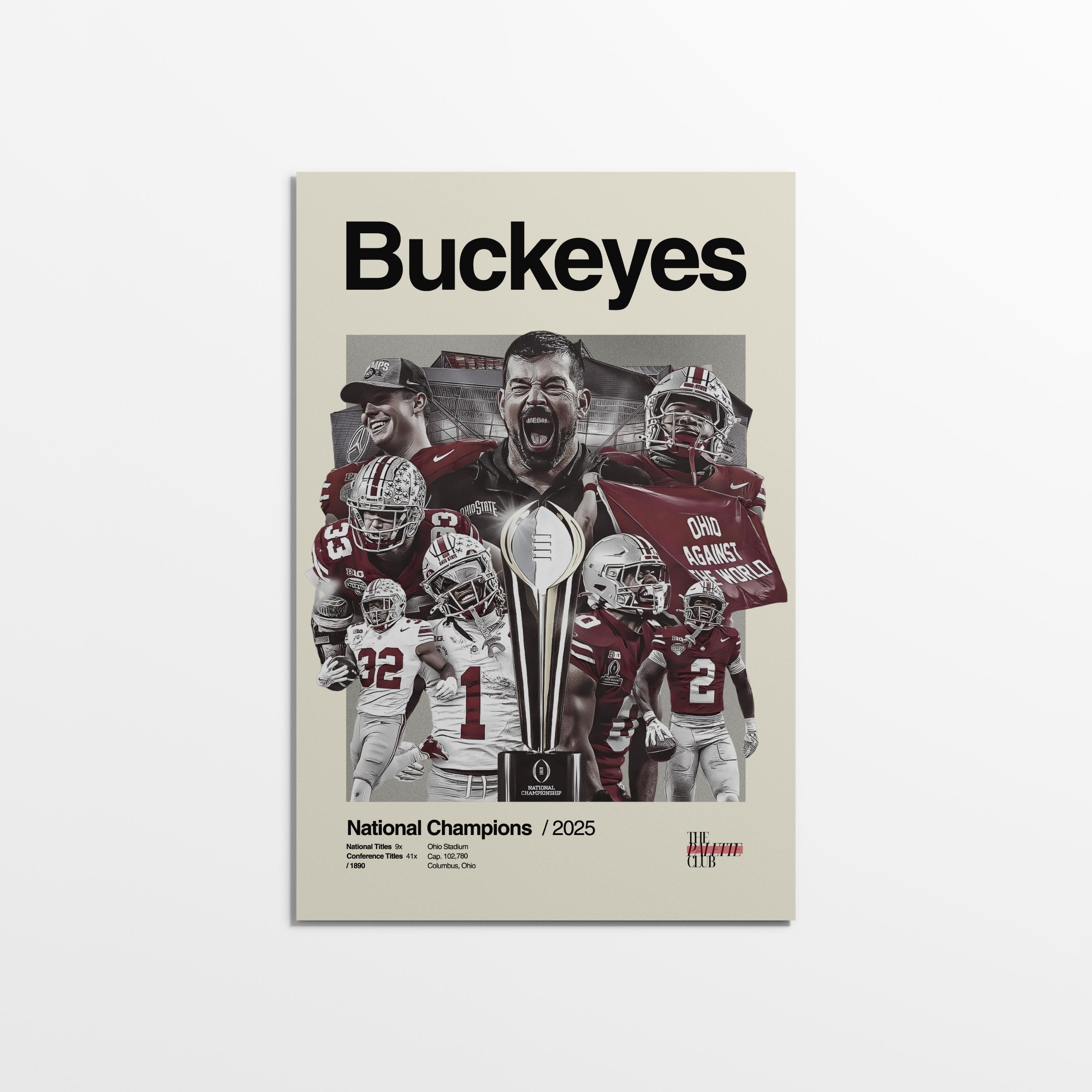 Ohio State Buckeyes 2025 Poster