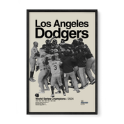 LA Dodgers 2024 World Series Celebration Poster 2