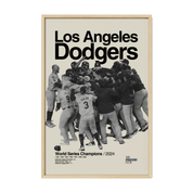 LA Dodgers 2024 World Series Celebration Poster 2