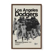 LA Dodgers 2024 World Series Celebration Poster 2