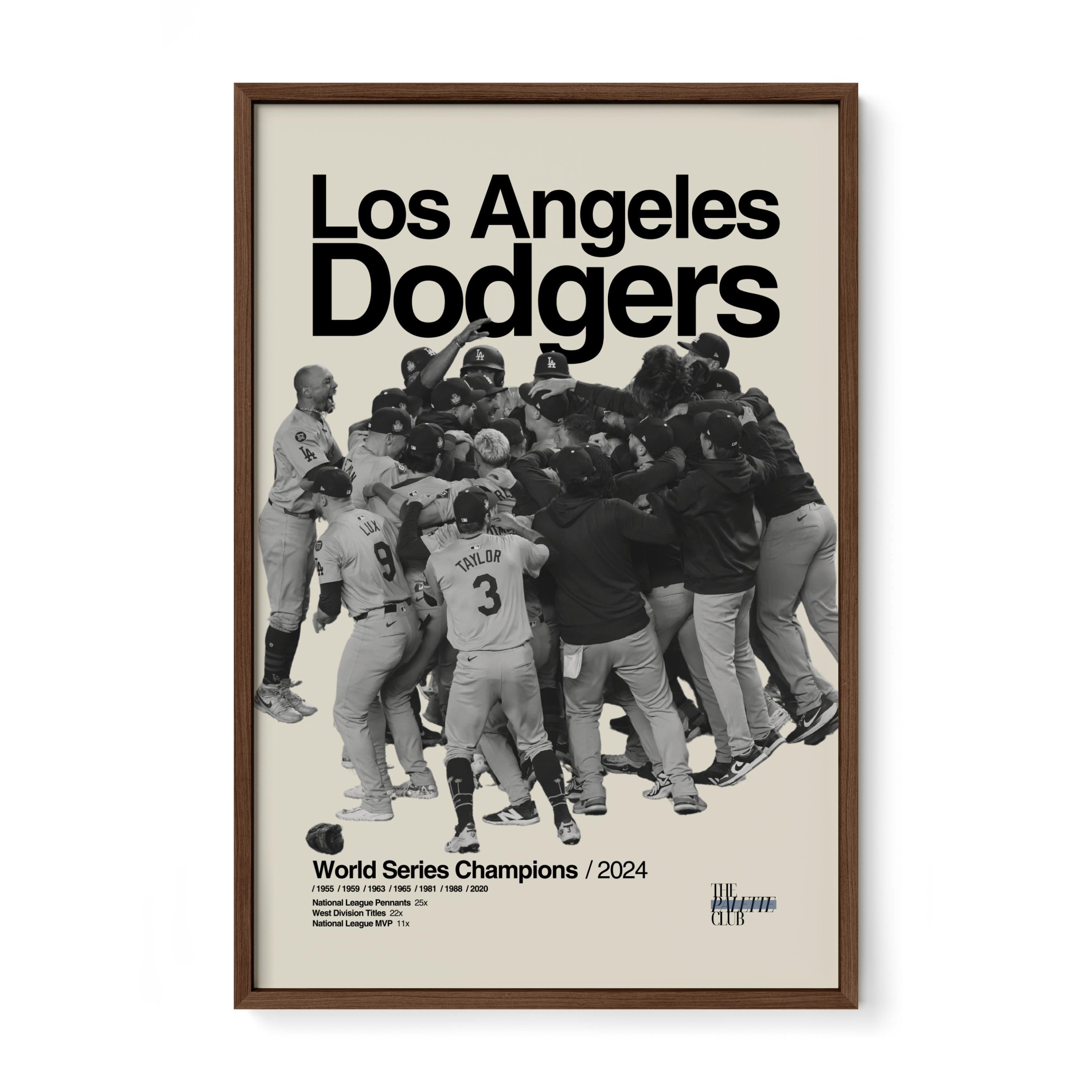 LA Dodgers 2024 World Series Celebration Poster 2