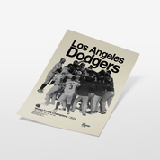 LA Dodgers 2024 World Series Celebration Poster 2