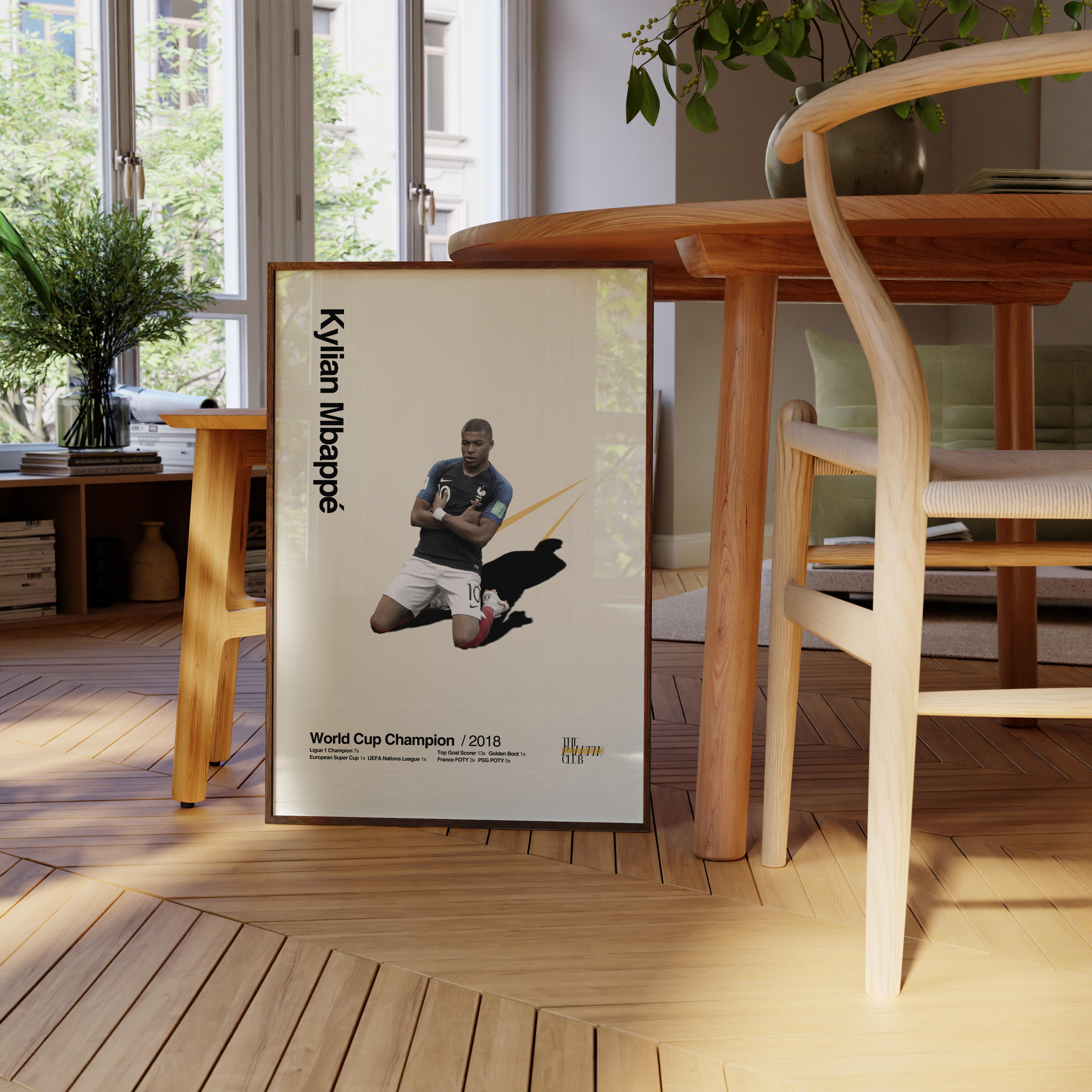 Kylian Mbappé France World Cup Print v2