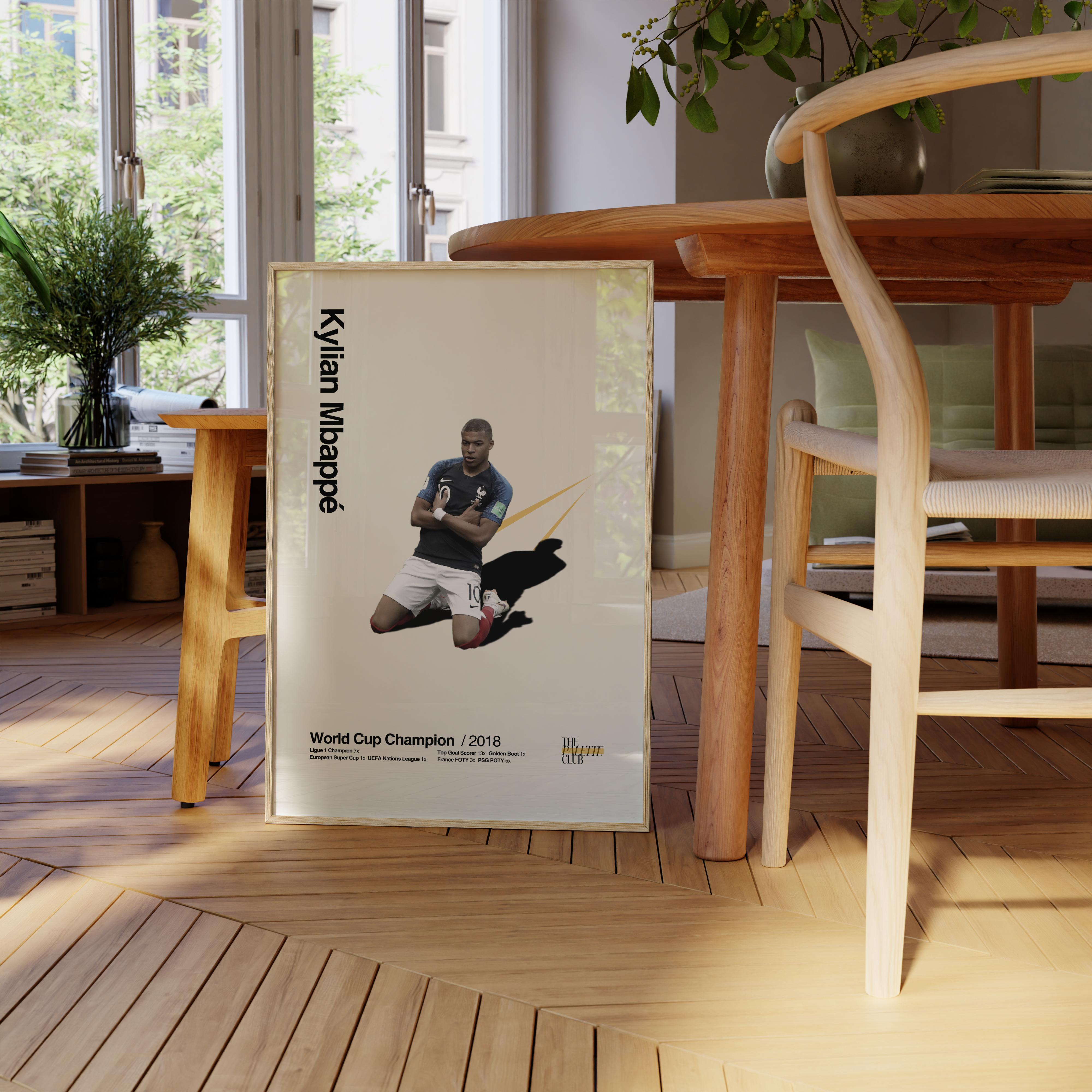Kylian Mbappé France World Cup Print v2