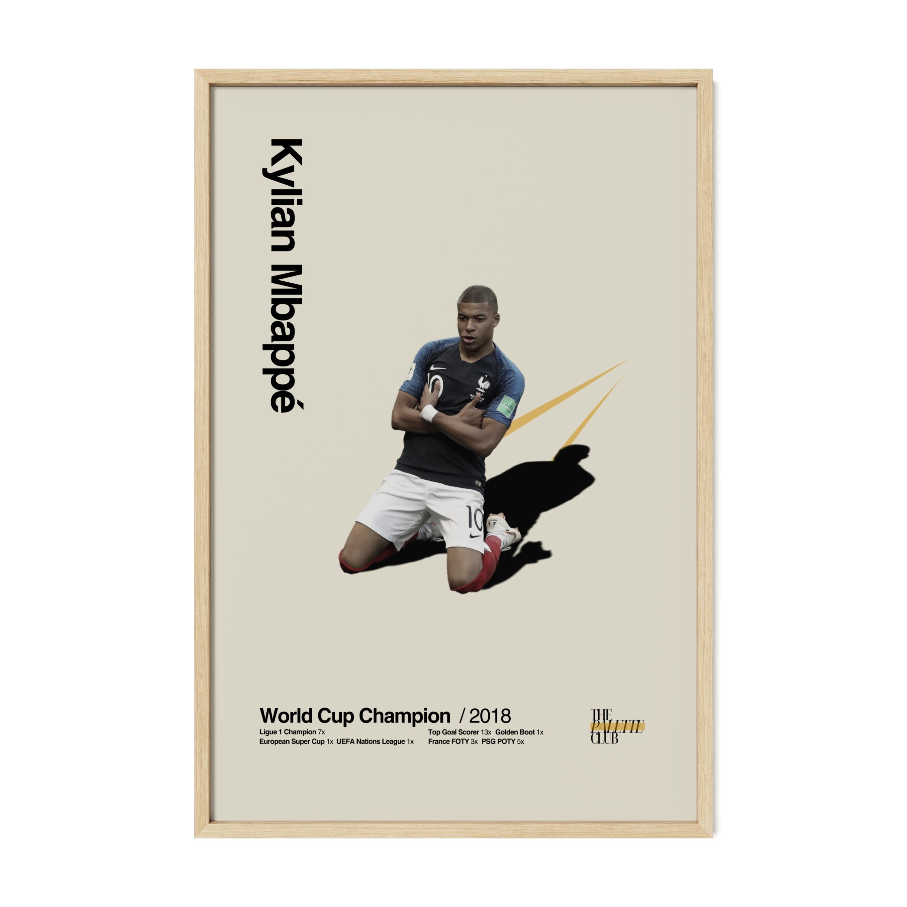 Kylian Mbappé France World Cup Print v2