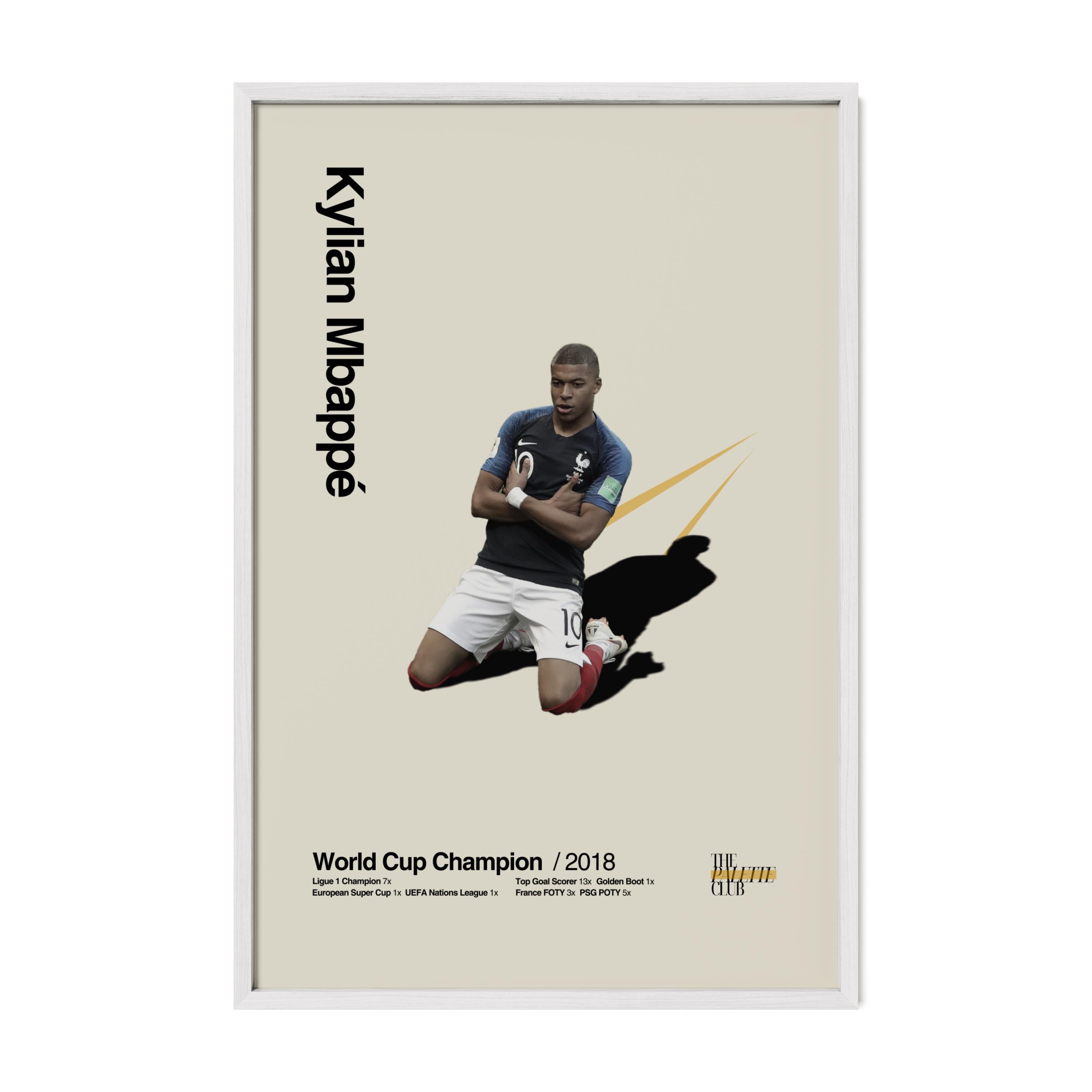 Kylian Mbappé France World Cup Print v2
