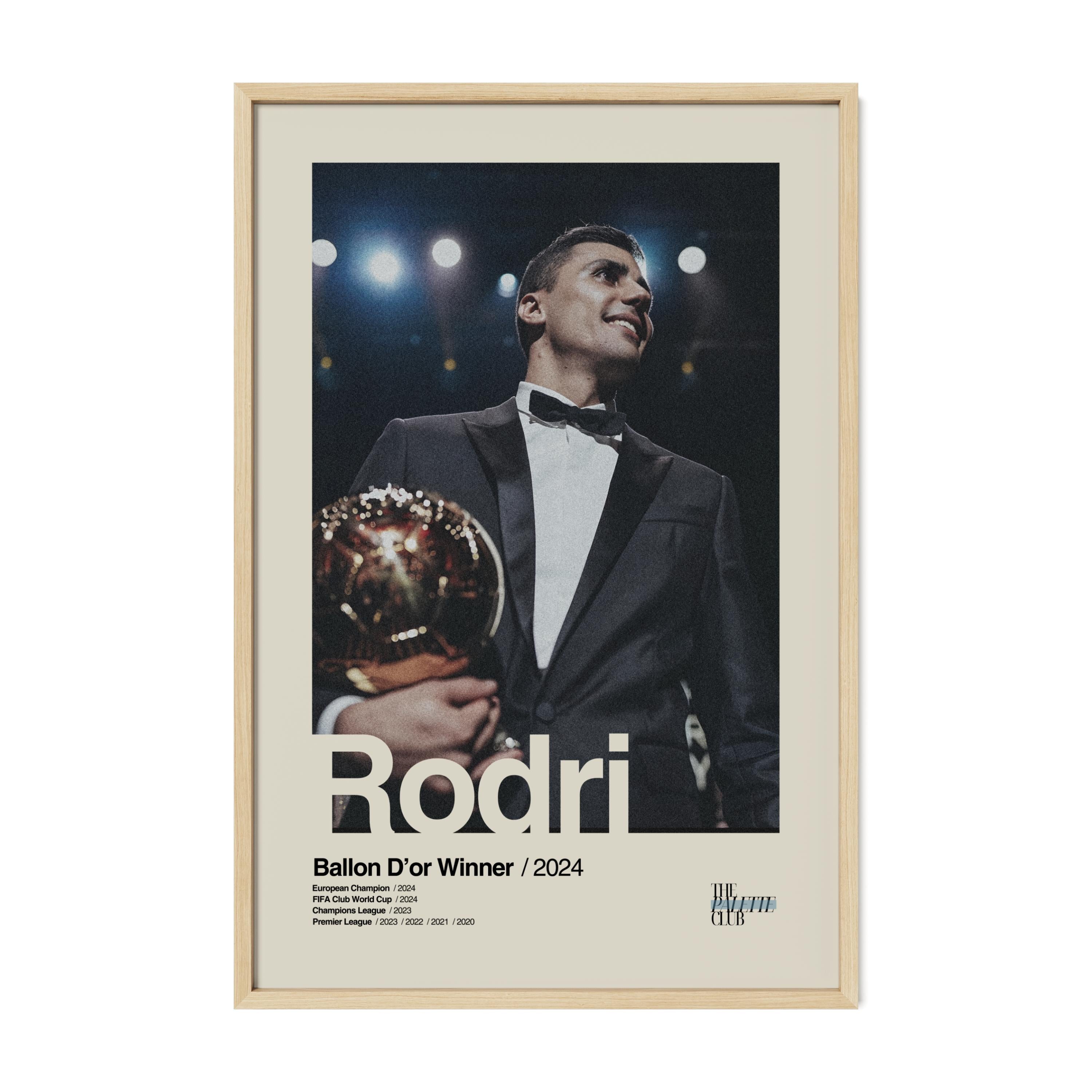 Rodri Ballon D'or Print