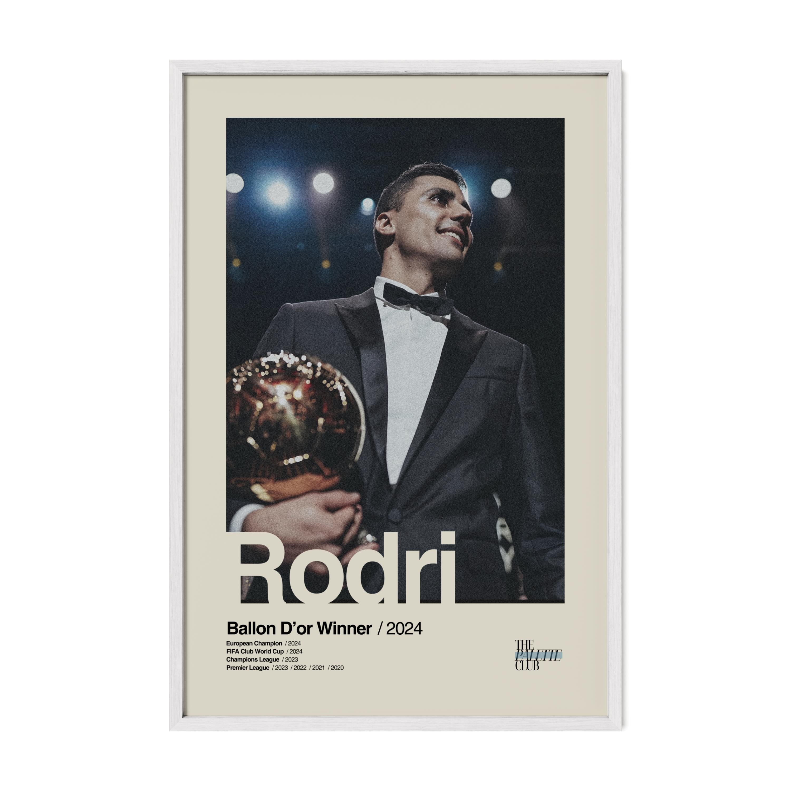 Rodri Ballon D'or Print