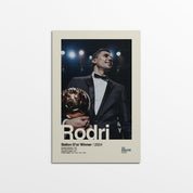 Rodri Ballon D'or Print