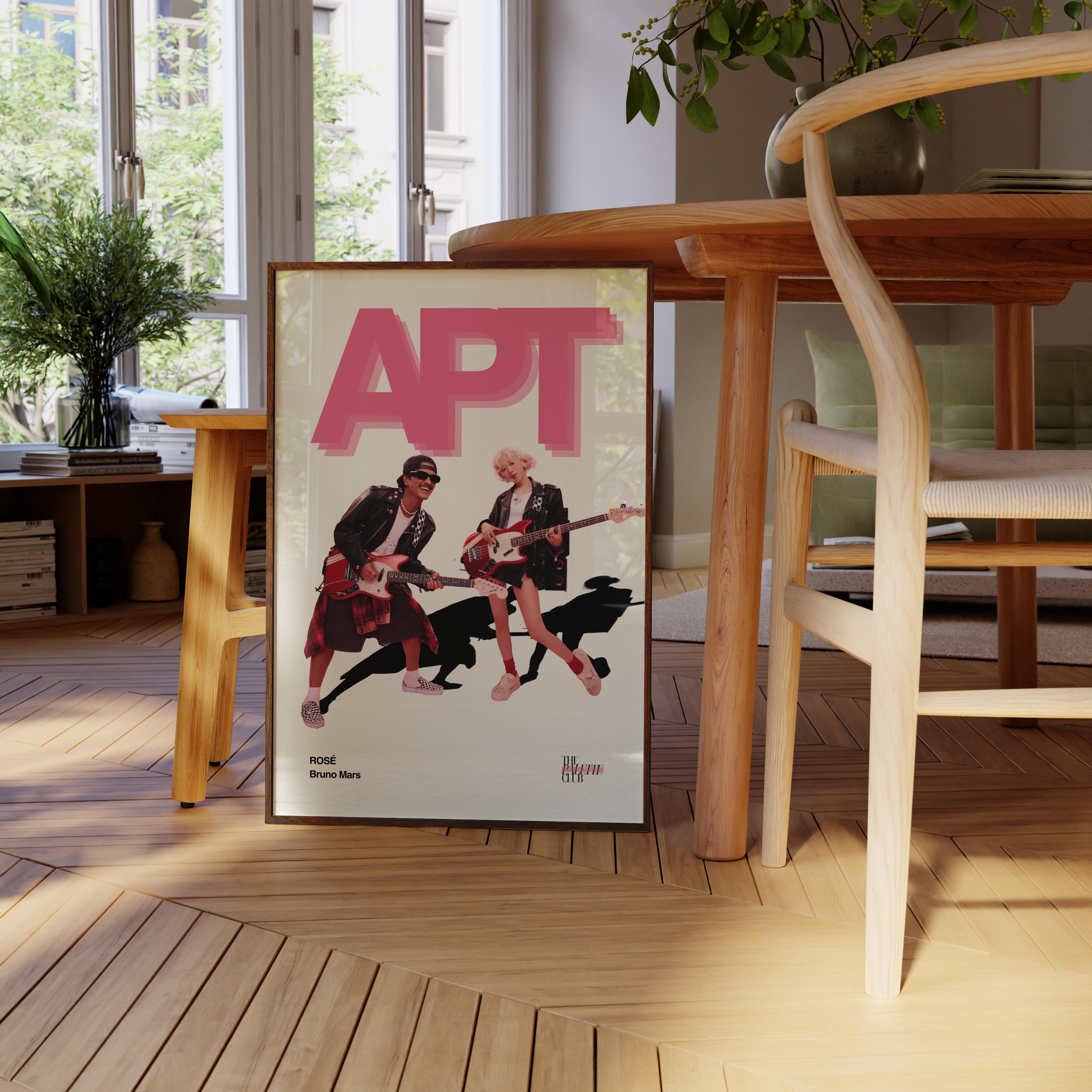 APT ROSE & Bruno Mars 'APT' Print