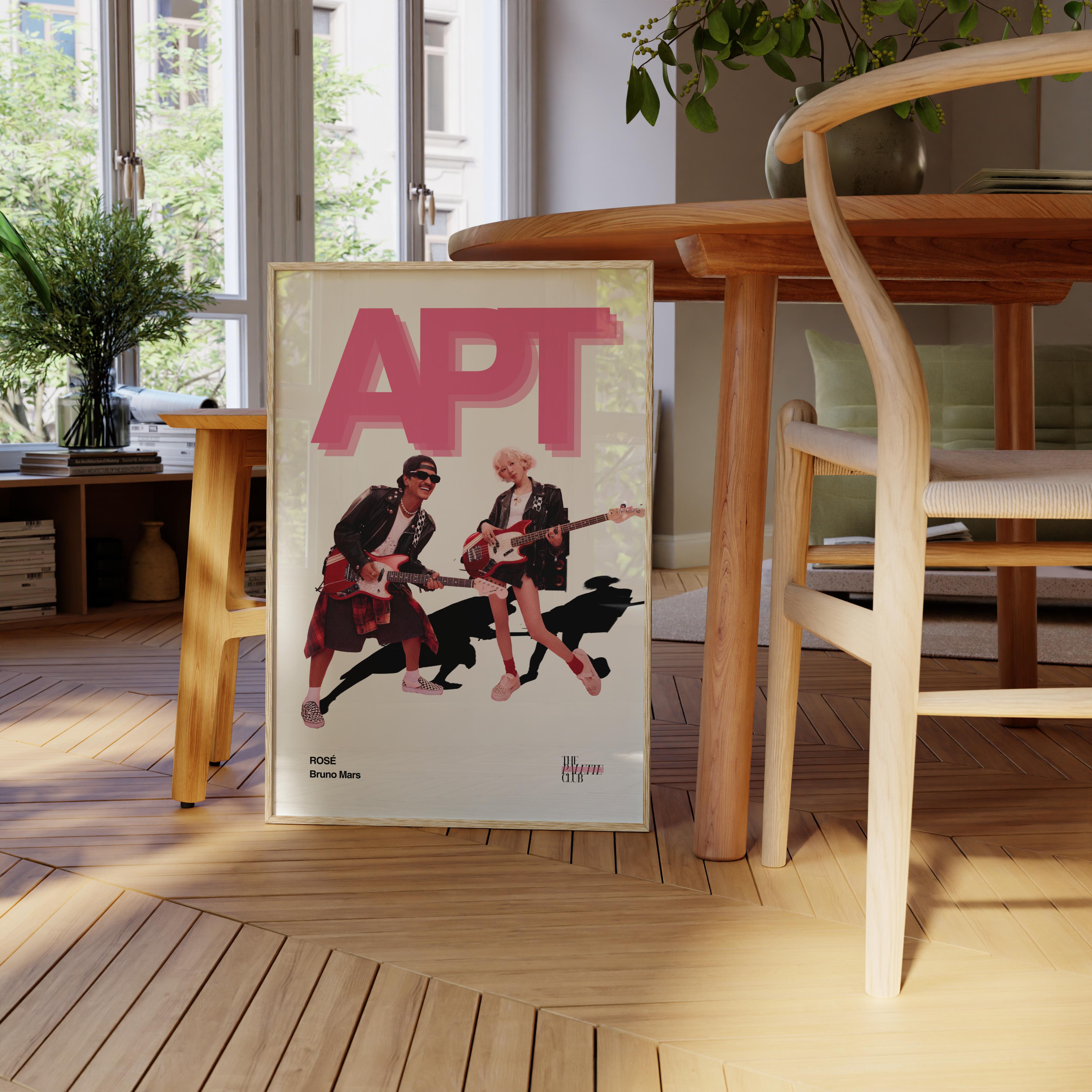 APT ROSE & Bruno Mars 'APT' Print