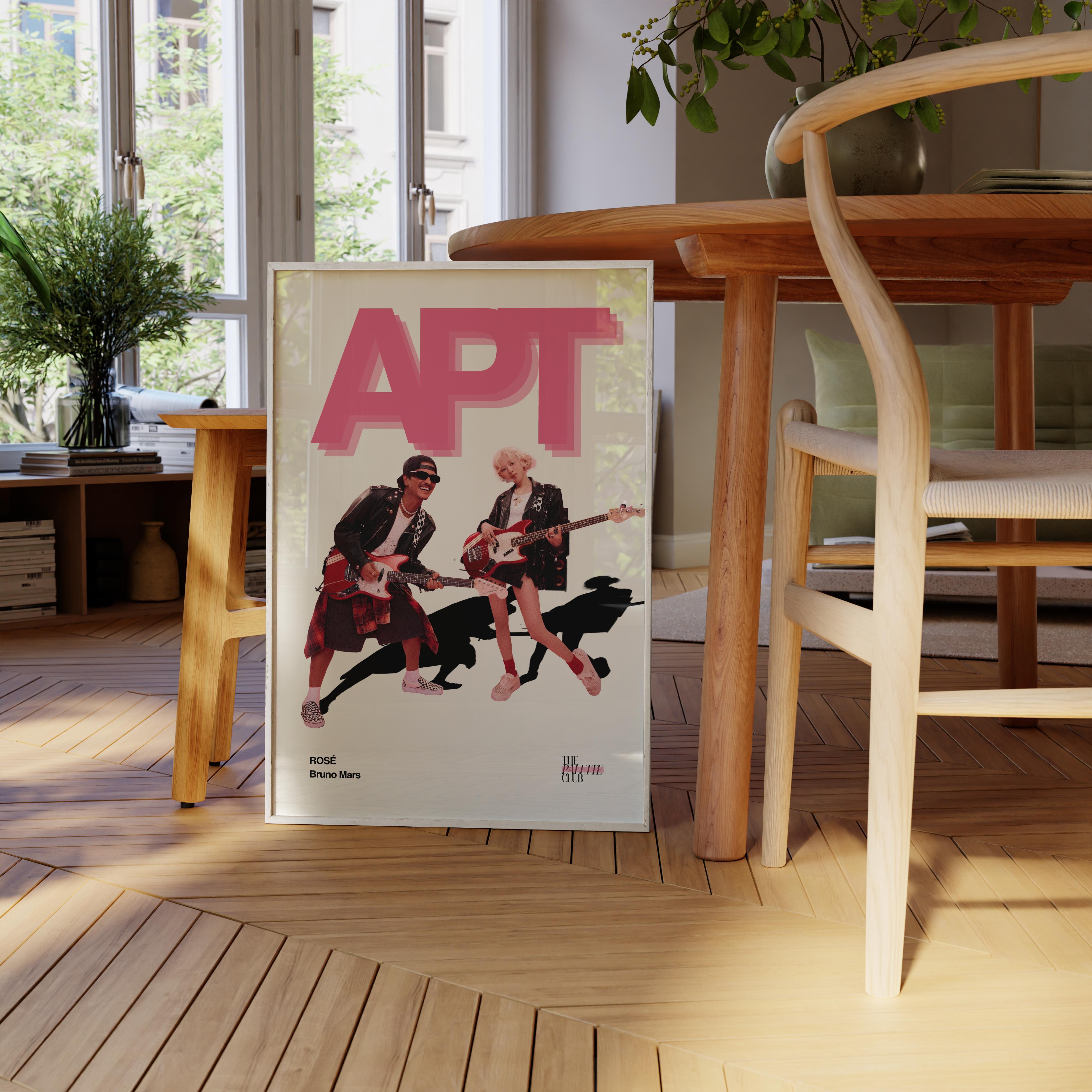 APT ROSE & Bruno Mars 'APT' Print