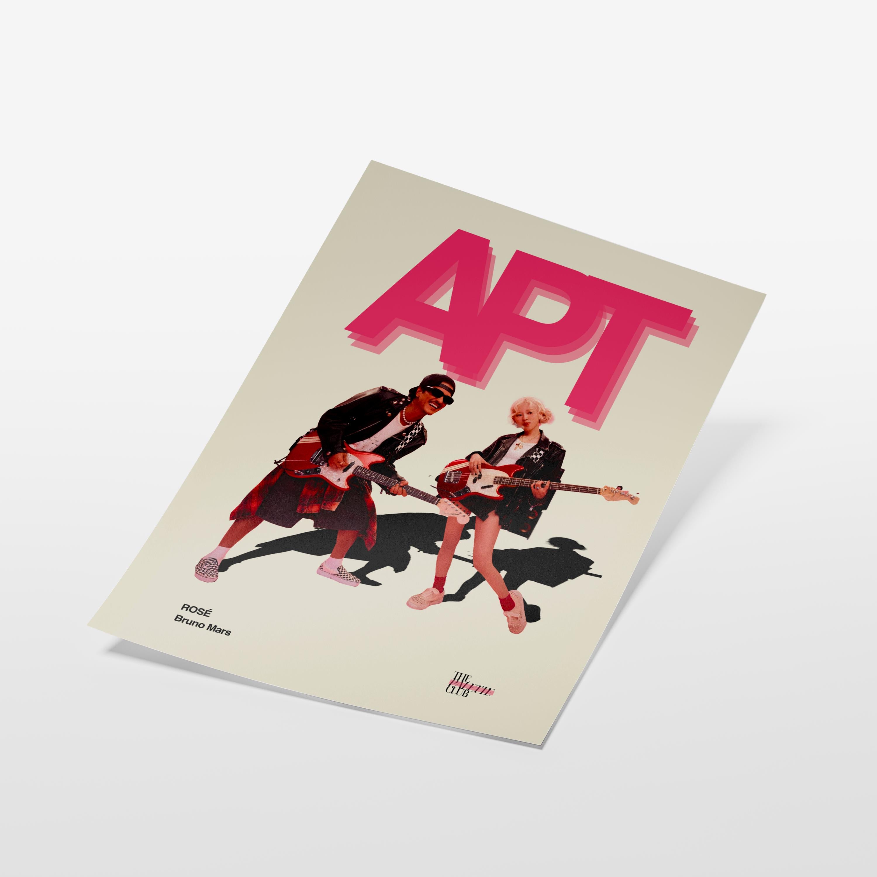 APT ROSE & Bruno Mars 'APT' Print