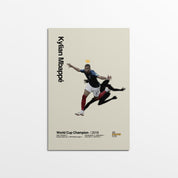 Kylian Mbappé France World Cup Golden Crown Print