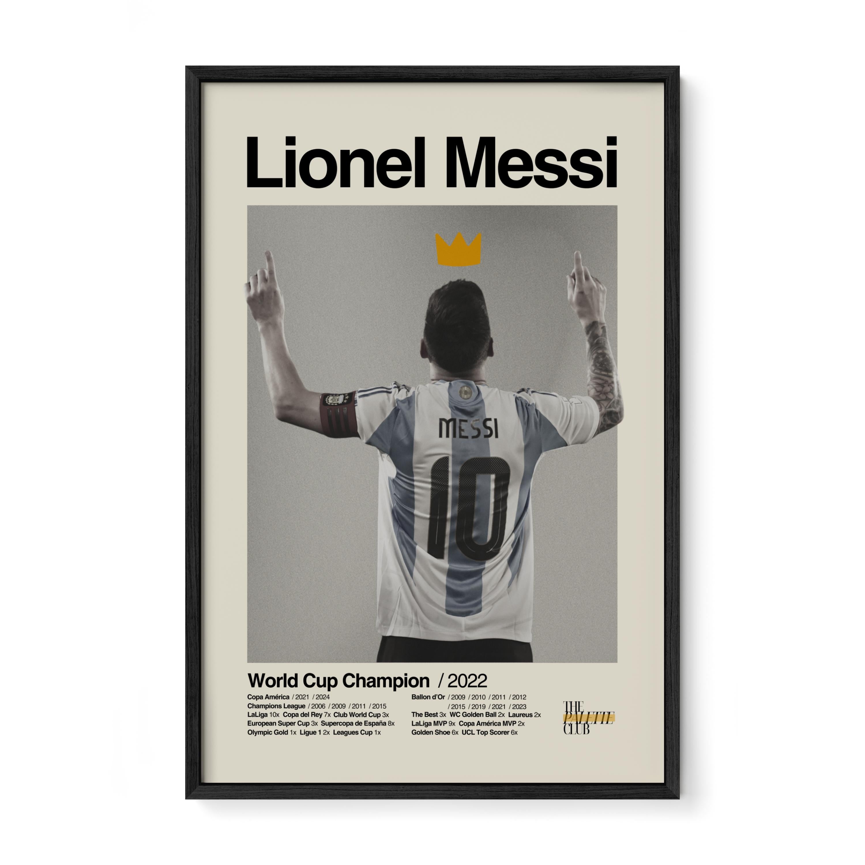 Lionel Messi Argentina World Cup Celebration Print