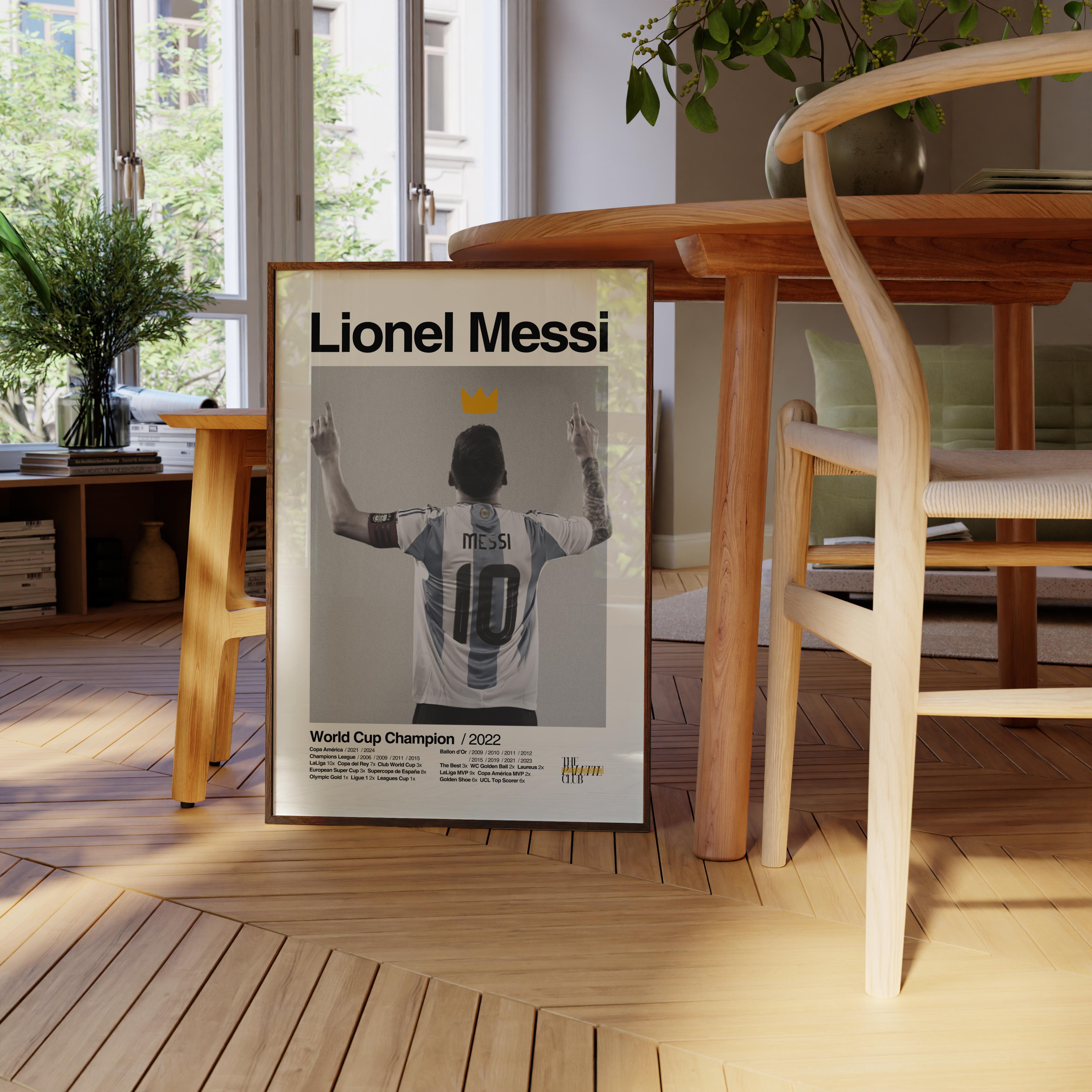 Lionel Messi Argentina World Cup Celebration Print