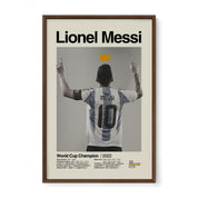 Lionel Messi Argentina World Cup Celebration Print