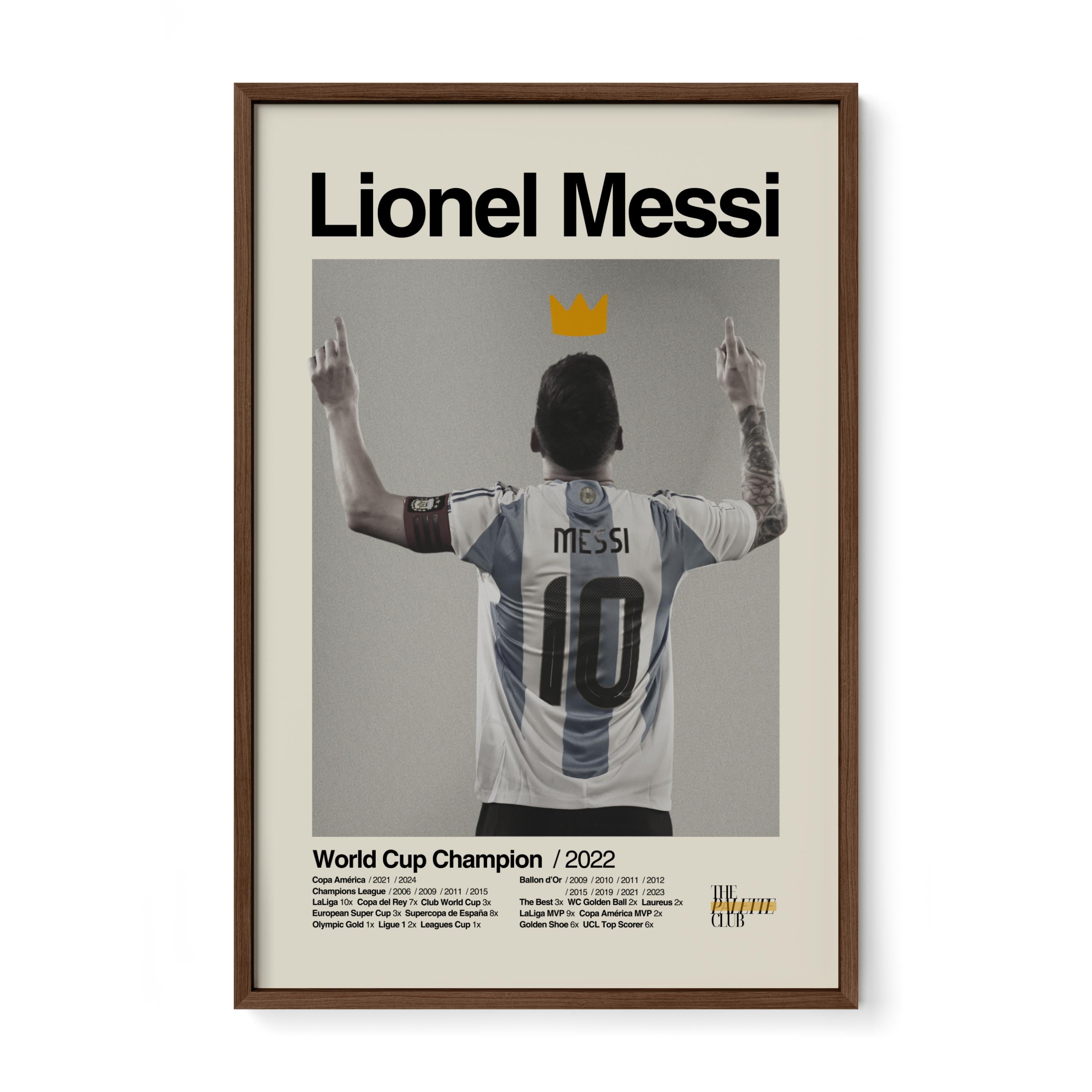 Lionel Messi Argentina World Cup Celebration Print