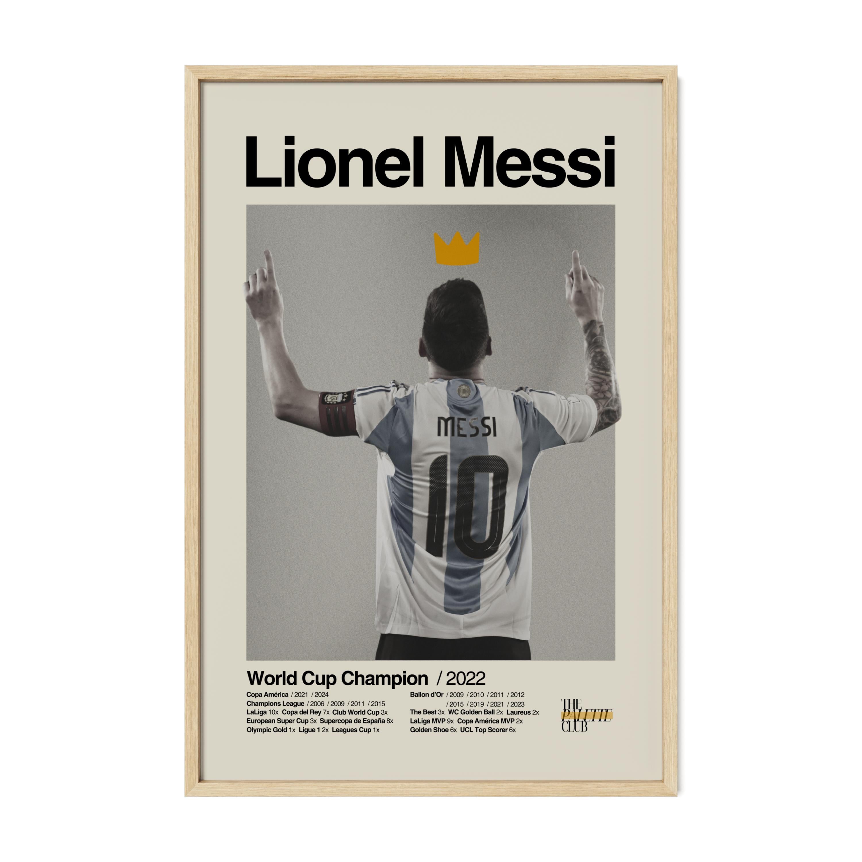 Lionel Messi Argentina World Cup Celebration Print