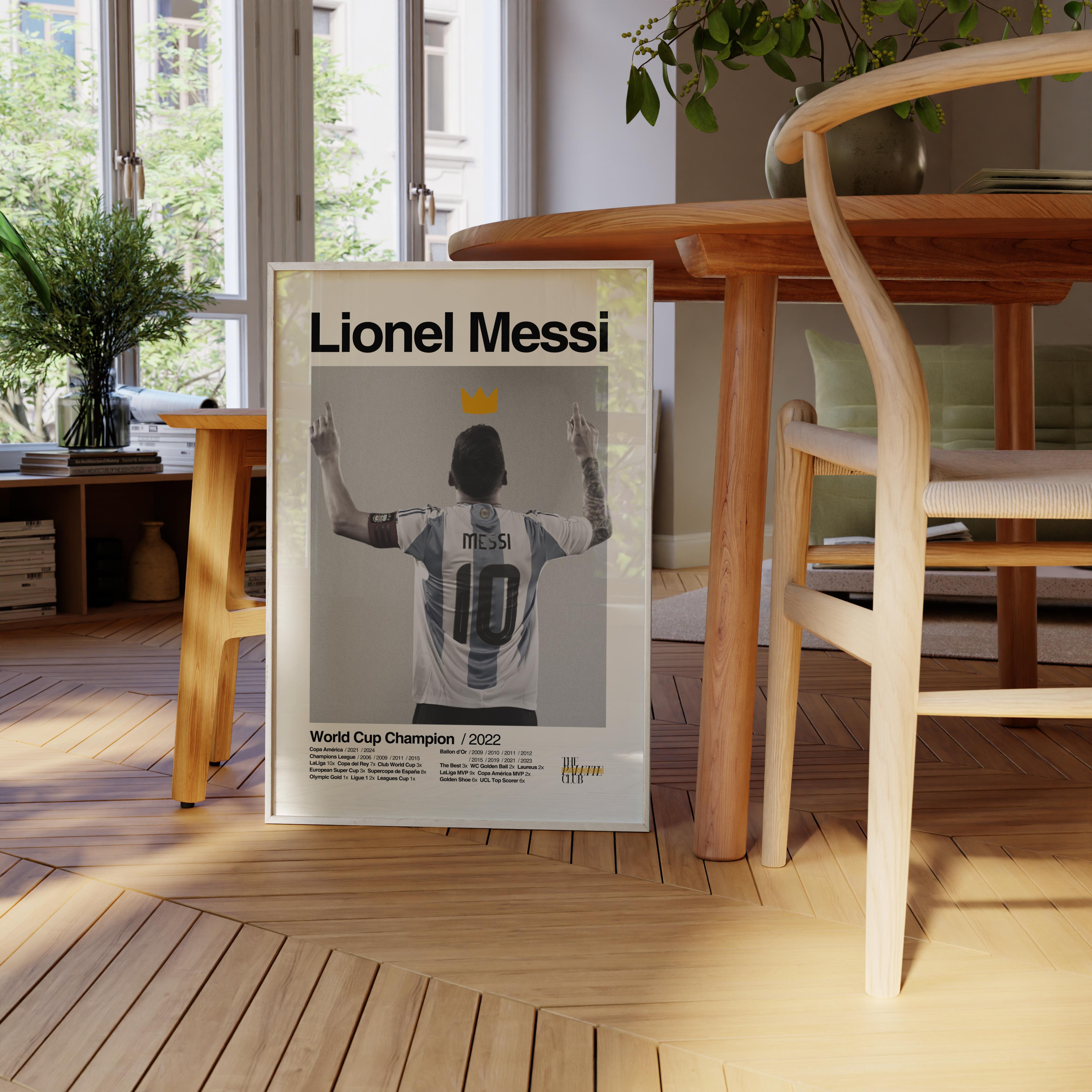 Lionel Messi Argentina World Cup Celebration Print