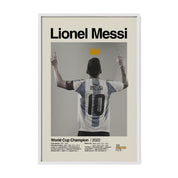 Lionel Messi Argentina World Cup Celebration Print