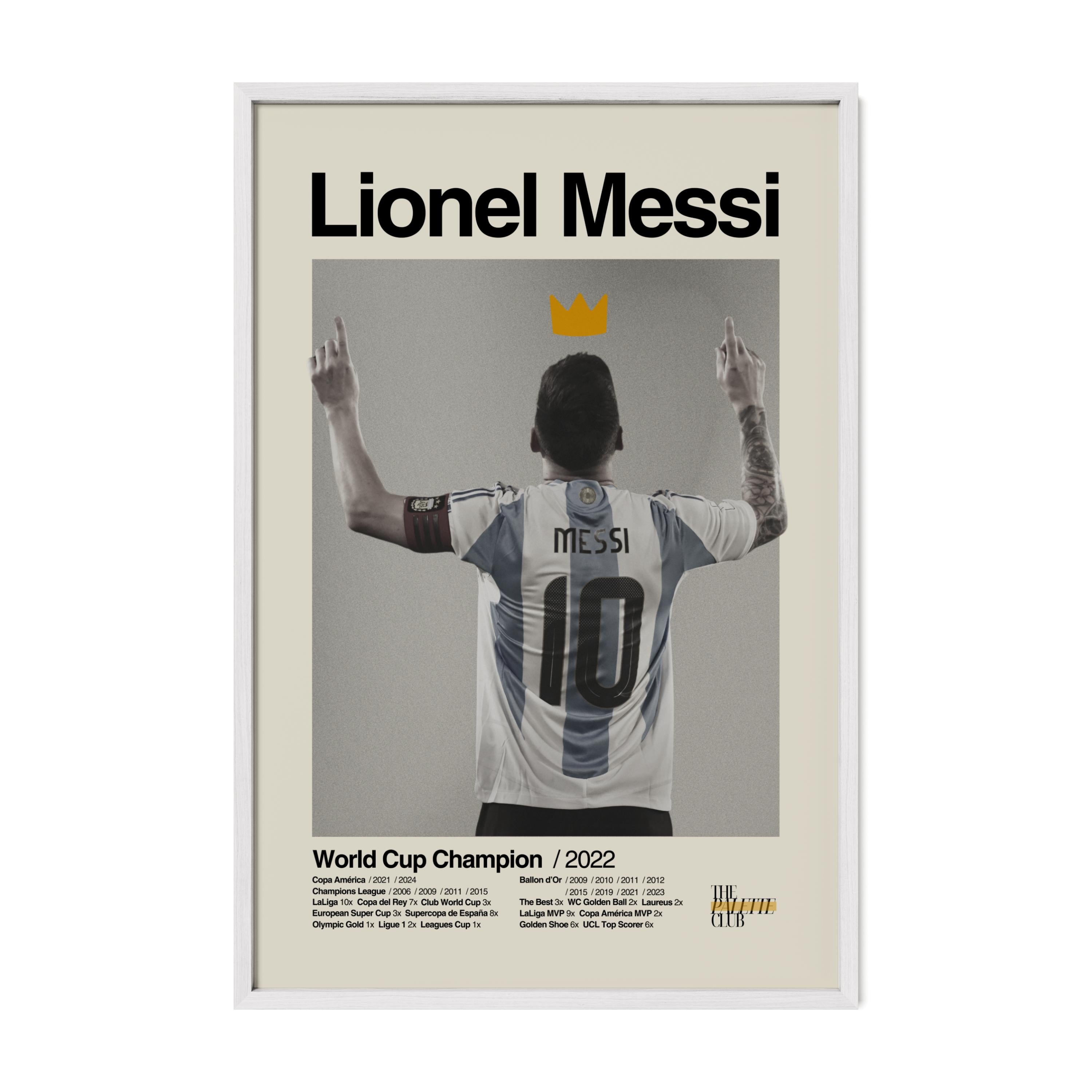 Lionel Messi Argentina World Cup Celebration Print