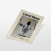 Lionel Messi Argentina World Cup Celebration Print