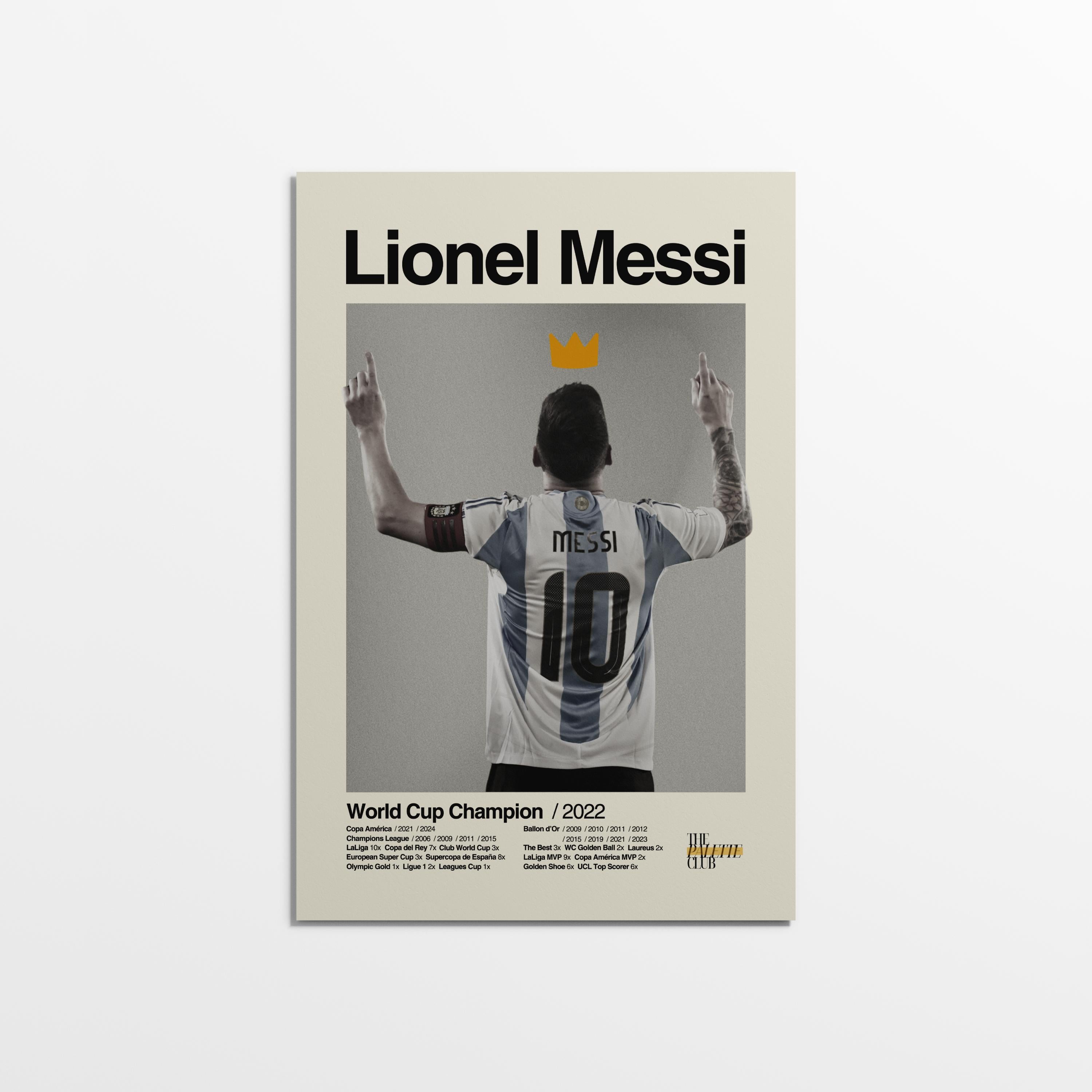 Lionel Messi Argentina World Cup Celebration Print