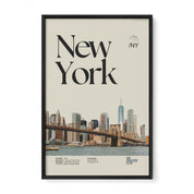 New York City Skyline Print v2