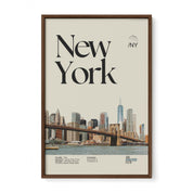 New York City Skyline Print v2