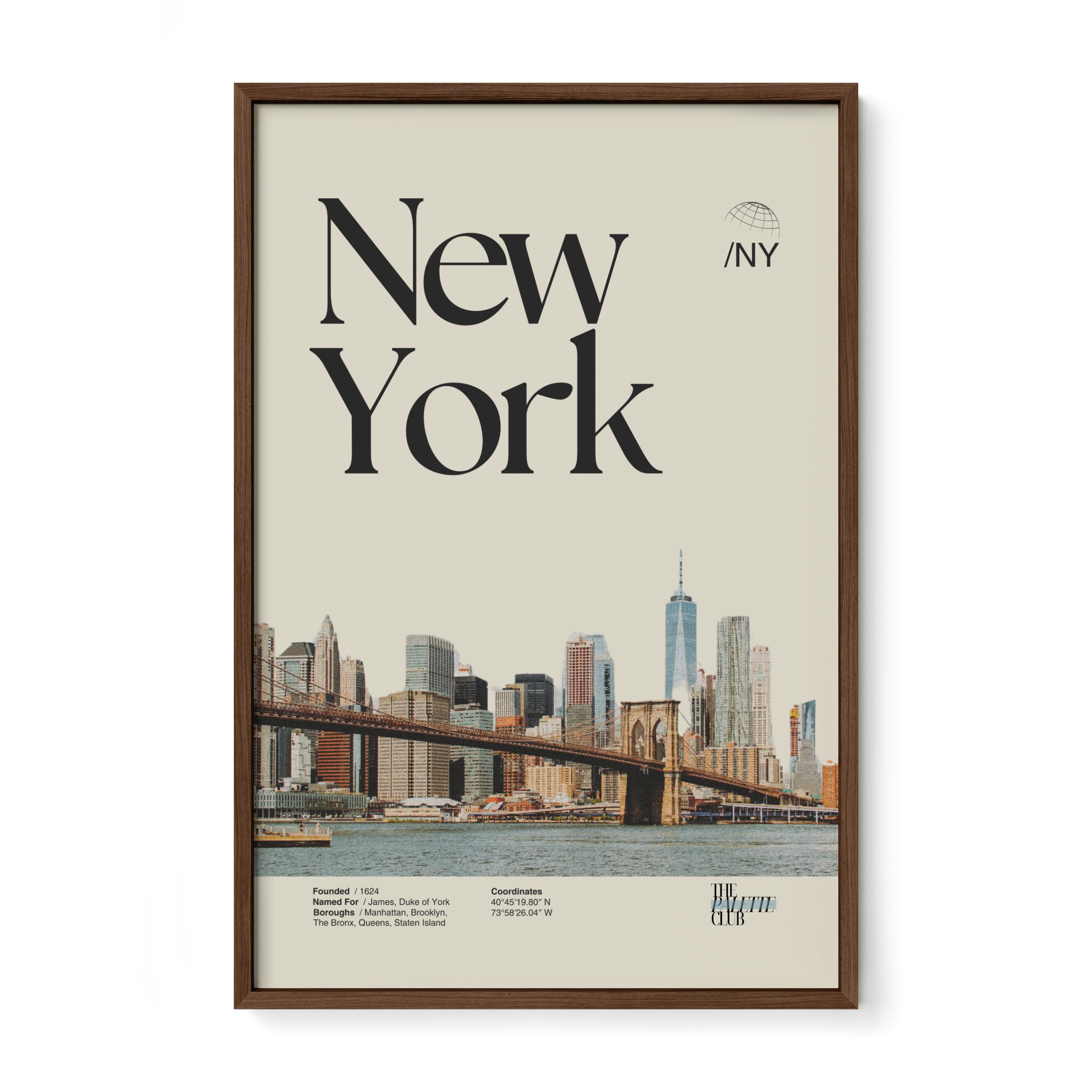 New York City Skyline Print v2