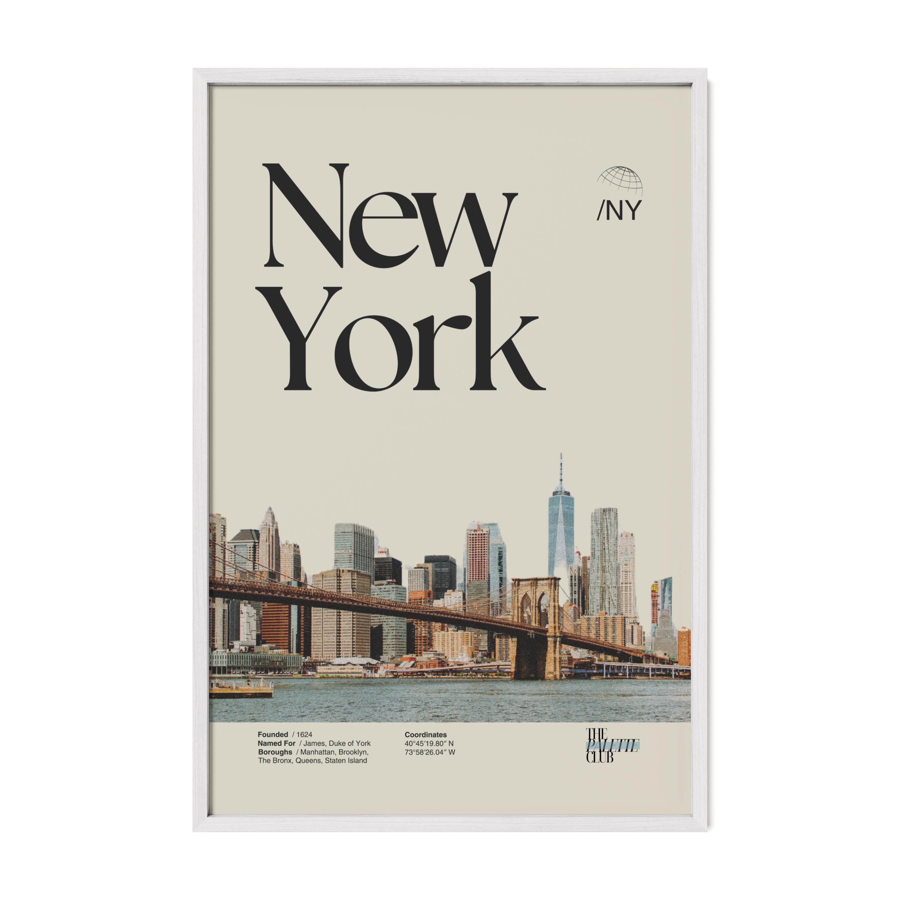 New York City Skyline Print v2